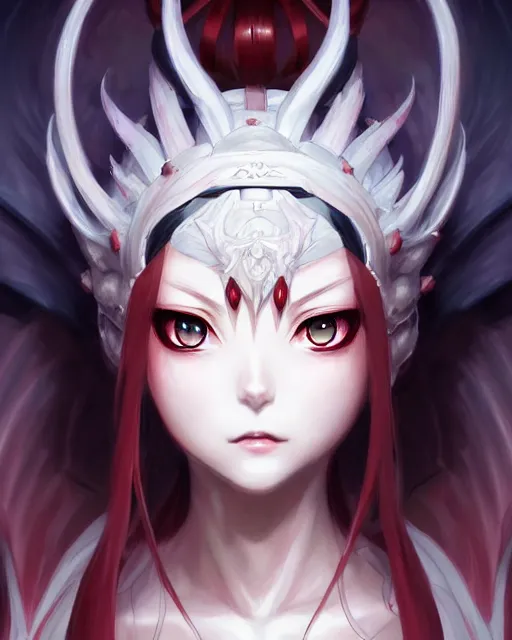 Prompt: character concept art of an anime goddess of pain | | cute - fine - face, pretty face, realistic shaded perfect face, fine details by stanley artgerm lau, wlop, rossdraws, james jean, andrei riabovitchev, marc simonetti, and sakimichan, tranding on artstation