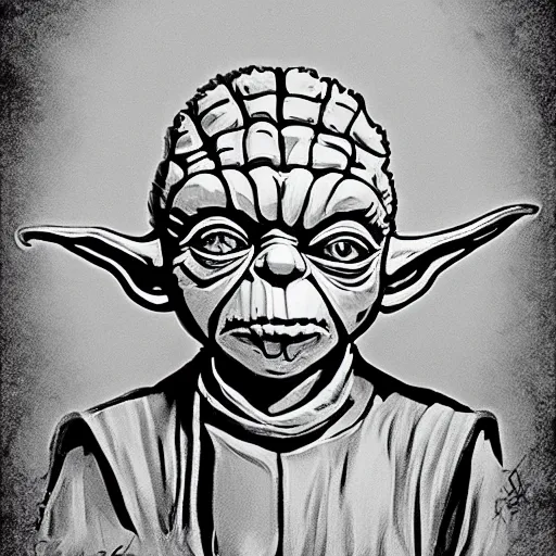 Image similar to Yoda in Valorant Art Style