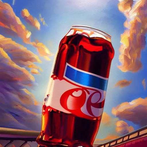 Prompt: pepsi cola, oil painting, ultradetailed, artstation, ultradetailed, digital painting, ultradetailed