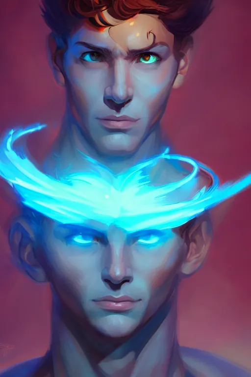 Prompt: the god hermes, portrait, sharp focus, digital art, concept art, award winning, post processed, dynamic lighting, trending on artstation, by emylie boivin and rossdraws