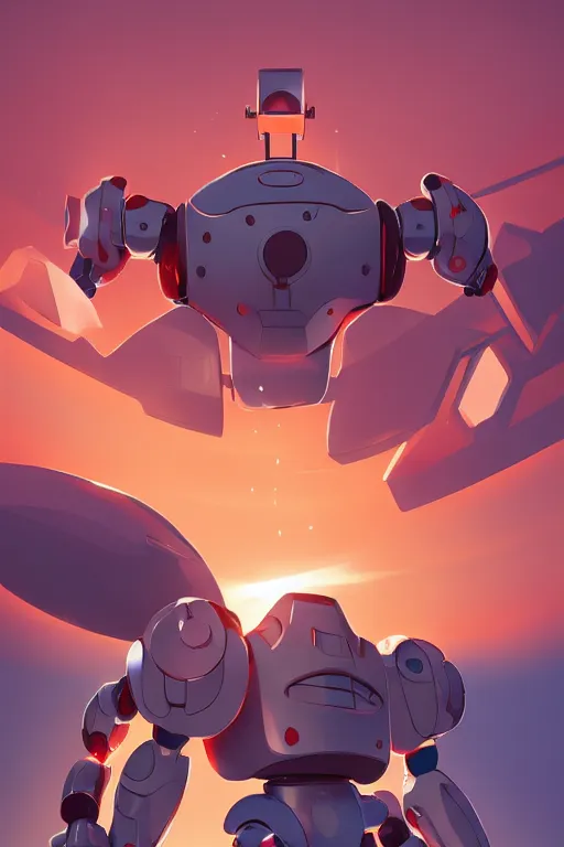 Image similar to metabots medabots medarotto medarot robot minimalist comics, behance hd by jesper ejsing, by rhads, makoto shinkai and lois van baarle, ilya kuvshinov, rossdraws global illumination ray tracing hdr radiating a glowing aura