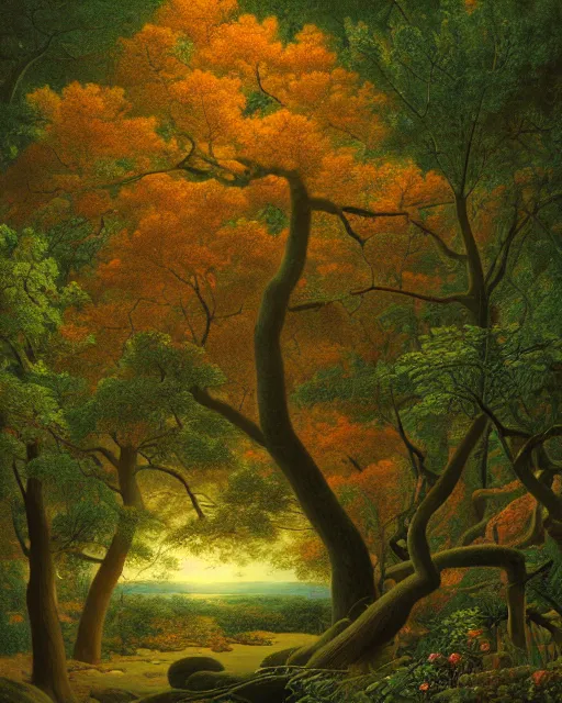 Prompt: A beautifully detailed rendering of Spectacular Natural Beauty by Martin Johnson Heade, Ivan Shishkin, Henri Rousseau, and Eyvind Earledetailed painting 8k resolution deviantart trending on Artstation concept art digital illustration colorful beautiful detailed dendritic elaborate entangled amazing depth 8k resolution, photorealistic, vivid