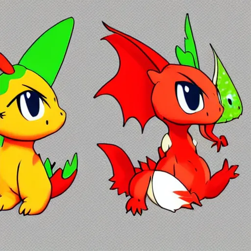Prompt: the most cutest adorable happy picture of a dragon, tiny firespitter, kawaii, style of pokemon, Dra the Dragon, tiny red babdy dragon, adorably cute, enhanched, stuffed dragon, deviant adoptable, digital art Emoji collection