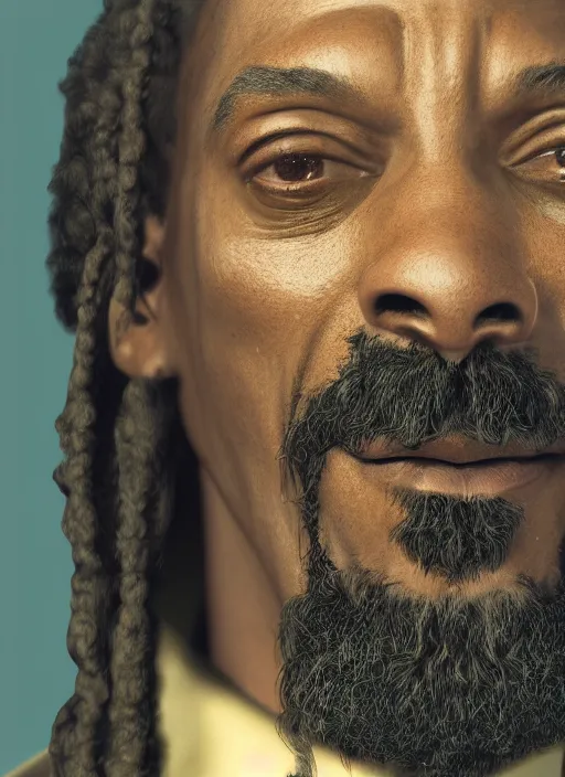 Image similar to portrait of snoop dogg as gandalf, trending in artstation, cinematic lighting, studio quality, smooth render, unreal engine 5 rendered, octane rendered, art style by klimt and nixeu and ian sprigger and wlop and krenz cushart.