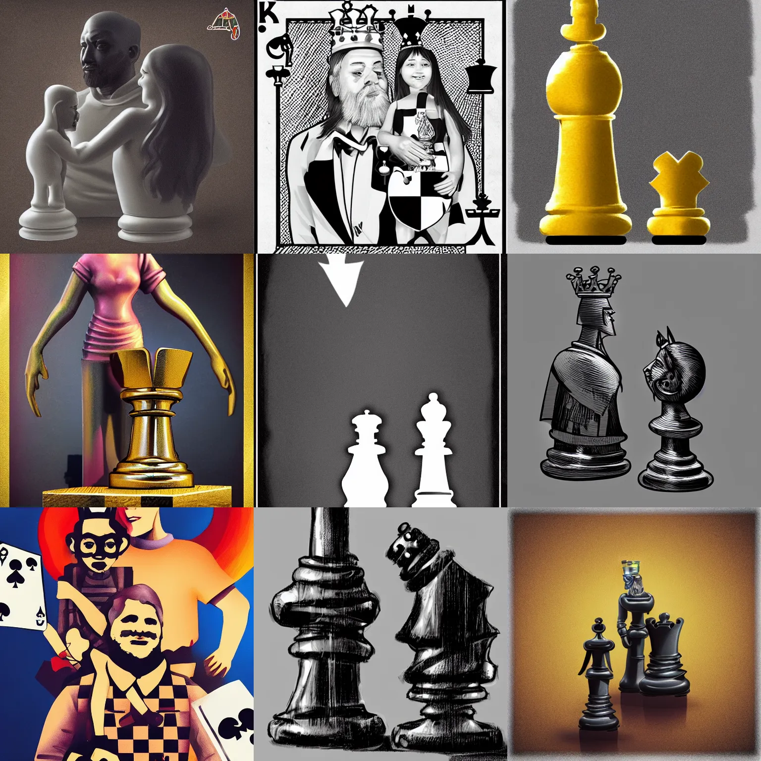 ArtStation - Chess Set