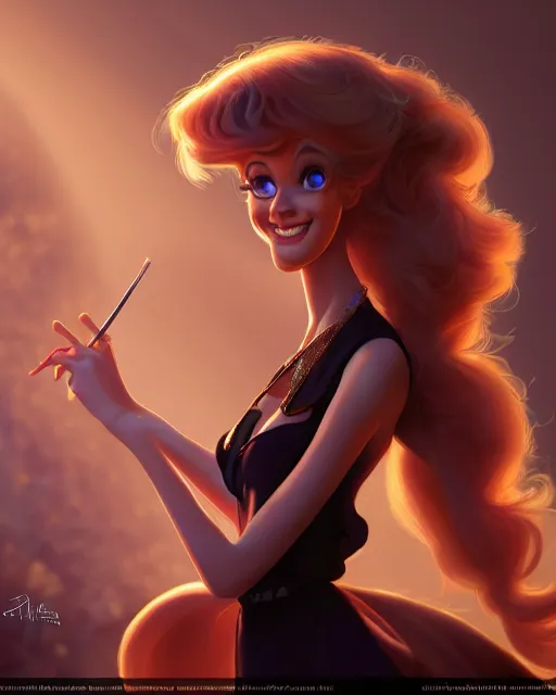 Prompt: charming young woman musician character portrait, by don bluth, sci - fi environment, highly detailed, dynamic shadows, 4 k, wallpaper - 1 0 2 4