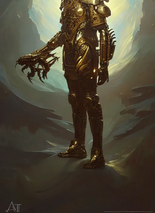 Image similar to a anthropomorphic eagle wearing scifi armor, diffuse lighting, fantasy, intricate, elegant, highly detailed, lifelike, photorealistic, digital painting, artstation, illustration, concept art, smooth, sharp focus, art by John Collier and Albert Aublet and Krenz Cushart and Artem Demura and Alphonse Mucha