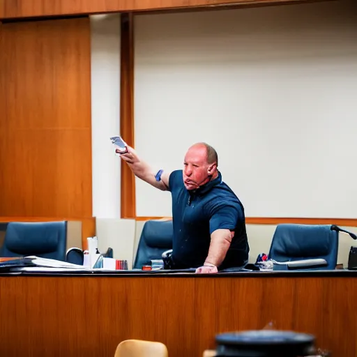 Image similar to Alex Jones desperately reaching for his out of reach phone in the courtroom, EOS 5DS R, ISO100, f/8, 1/125, 84mm, RAW, Dolby Vision