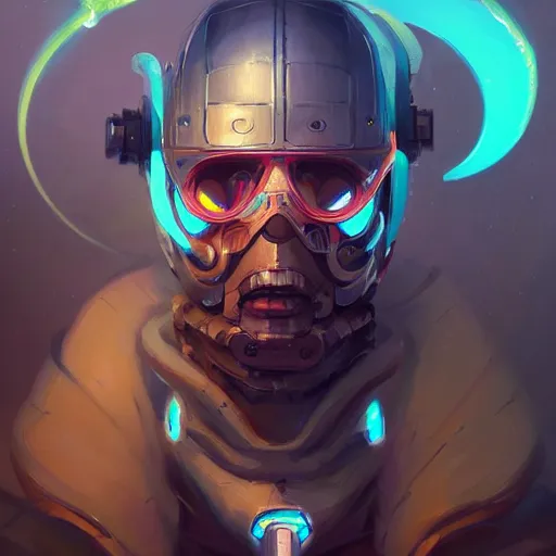 Prompt: a portrait of a handsome cybernetic skateboarder, cyberpunk concept art by pete mohrbacher and wlop and artgerm and josan gonzales, digital art, highly detailed, intricate, sci-fi, sharp focus, Trending on Artstation HQ, deviantart, unreal engine 5, 4K UHD image