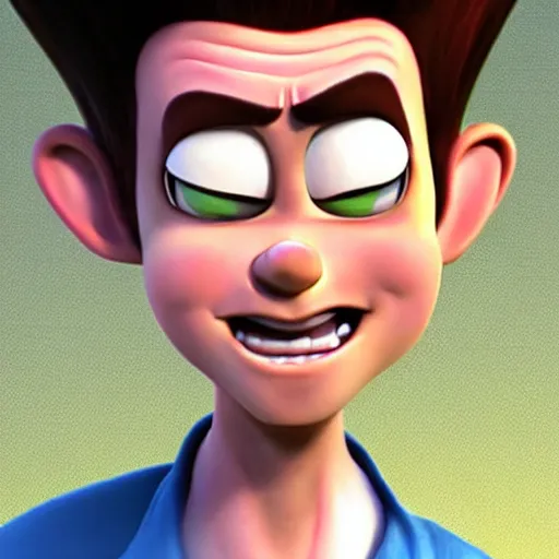 Image similar to jimmy neutron realistic