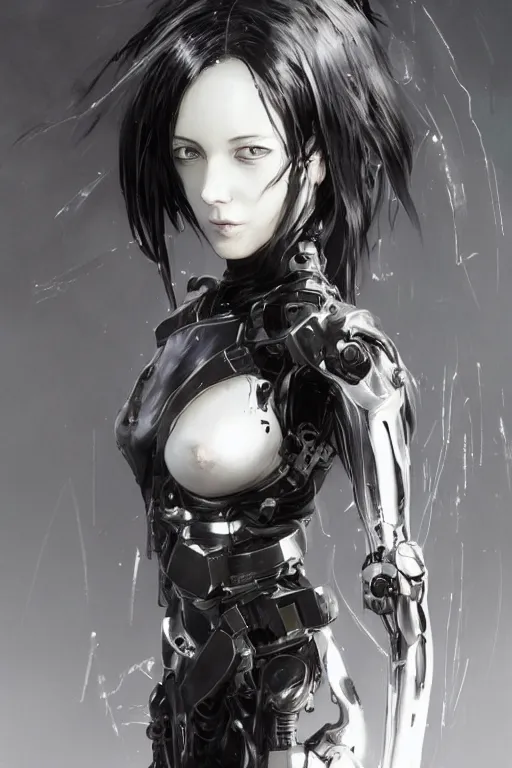 Prompt: !dream Beautiful Gunnm Alita by Tsutomu Nihei, by Emil Melmoth, by stuz0r, Craig Mullins, yoji shinkawa, cross, artstation, peter morbacher, young, very attractive, pretty face, hyper detailed, very detailed, rendering by octane, shallow depth of field, uplight