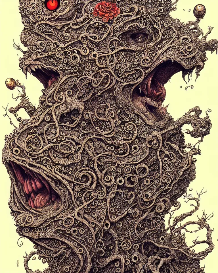 Image similar to portrait painted in jacek yerka style drawn by vania zouravliov and takato yamamoto, inspired by harry potter, intricate acrylic gouache painting, high detail, sharp high detail, artstation