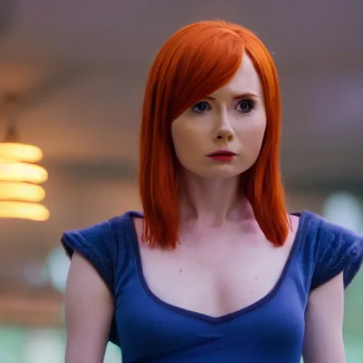 Image similar to film still of Karen Gillan as Misty in Pokémon: Indigo League, 4k