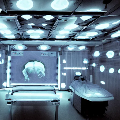 Image similar to tortoise x - ray bright lights, operating room