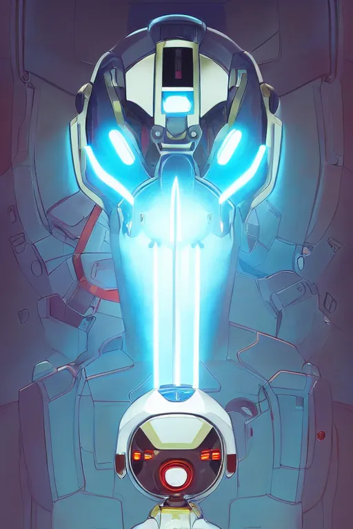 Image similar to metabots medabots medarotto medarot robot minimalist comics helmet mask neon cybereye, behance hd by jesper ejsing, by rhads, makoto shinkai and lois van baarle, ilya kuvshinov, rossdraws global illumination ray tracing hdr radiating a glowing aura