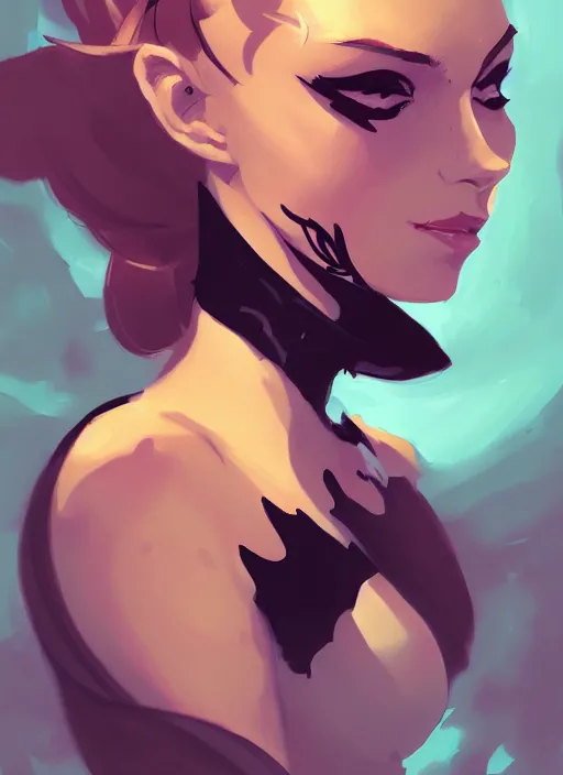 Image similar to a portrait of a lady by greg tocchini