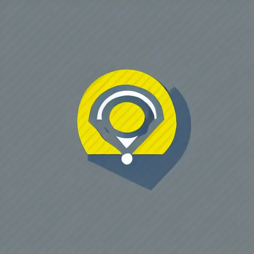 Image similar to Point in circle, icon, vector, logo