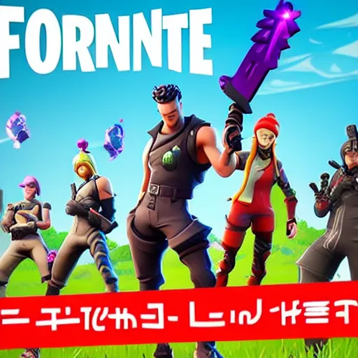 Image similar to fortnite x genshin impact crossover game