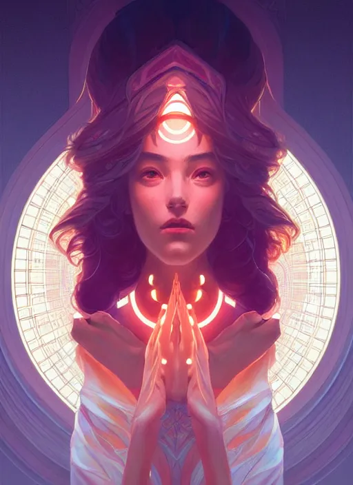 Image similar to symmetry!! portrait of air, glowing lights!! intricate elegant, highly detailed, digital painting, artstation, concept art, smooth, sharp focus, illustration, art by artgerm and greg rutkowski and alphonse mucha