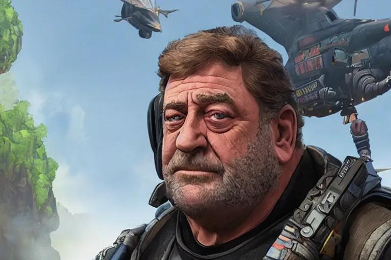 Prompt: john goodman in apex legends