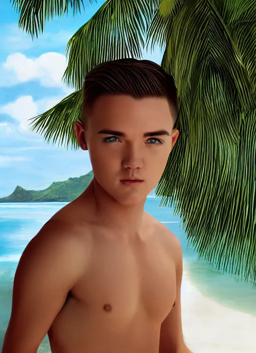 Prompt: a full head photoshot, detailed photograph of skinny young jesse mccartney on vacation in tahiti, elegant, photorealism ultradetailed digital art, irina french, heraldo ortega, mandy jurgens, golden ratio, art canvas, award winning, masterpiece trending on artstation 8 k 1 5 0 mpx, hasselblade wide shot