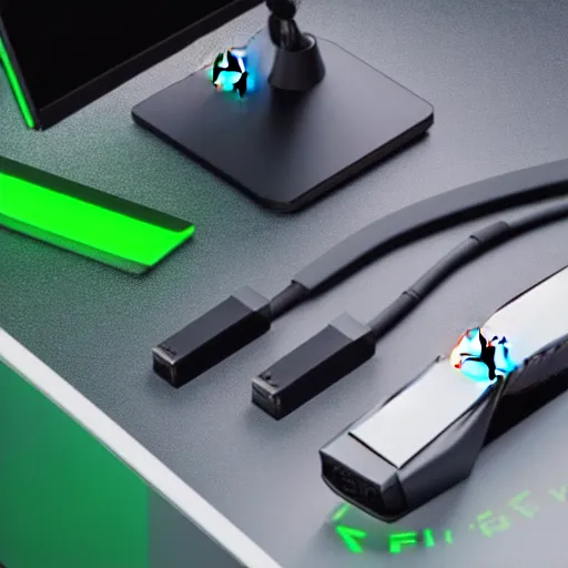 Image similar to razer RGB gaming fork