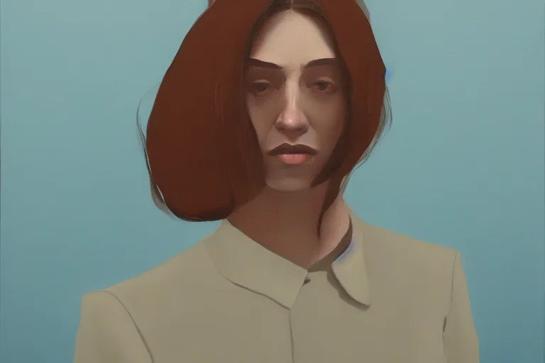 Image similar to woman portrait artwork by tim eitel