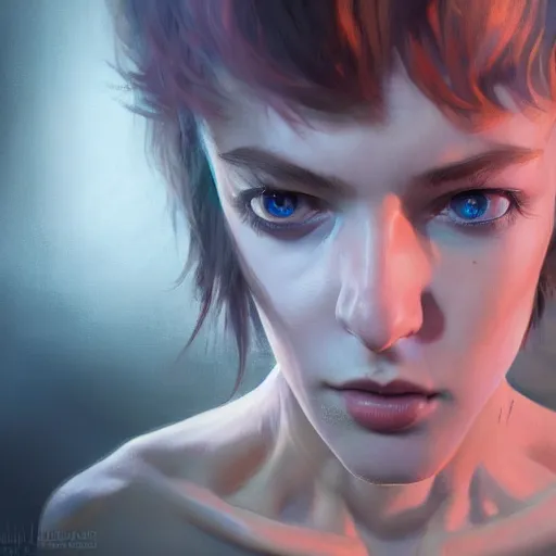 Image similar to johnny depps face inside of chip dip, fullbody, ultra high detailed, oil painting, greg rutkowski, charlie bowater, yuumei, yanjun cheng, unreal 5, daz, hyperrealistic, octane render, rpg portrait, dynamic lighting, fantasy art, beautiful face