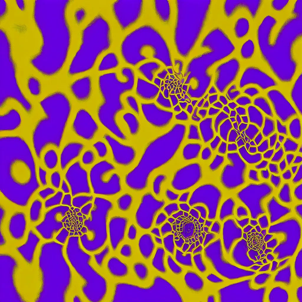 Prompt: 3 d render of yellow purple optical illusion apotheosis by victor vasarely, benoit b. mandelbrot, op art, illusion, 3 d, symbolic, hyperdetailed, translucent