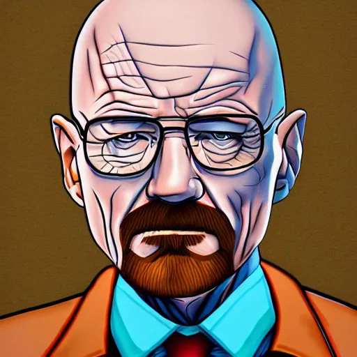 Image similar to Walter White by Gabriel Soares,
