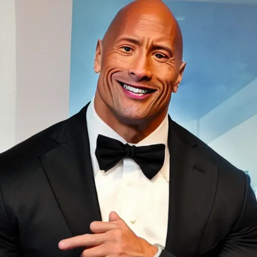 Prompt: Dwayne Johnson as an old Hogwarts teacher