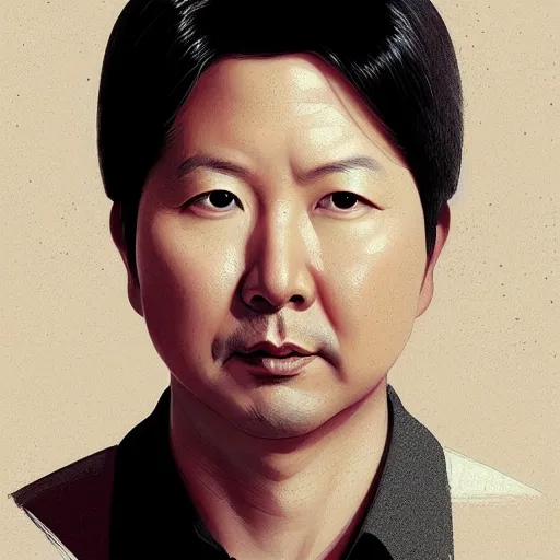 Prompt: symmetry portrait of ken jeong, intricate, elegant, highly detailed, digital painting, artstation, concept art, smooth, sharp focus, illustration, art by artgerm and greg rutkowski and alphonse mucha