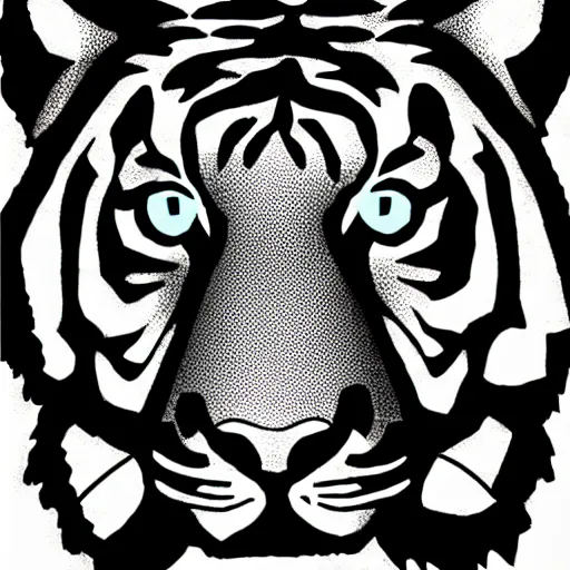 Image similar to simple tiger clip art cartoon