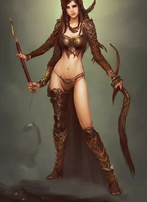 Image similar to character concept art of a female sorceress, fantasy art, dnd, digital art, trending on artstation, concept art