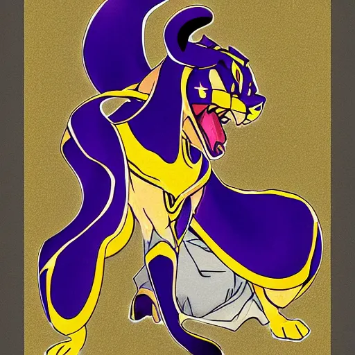 Prompt: raikou, illustration