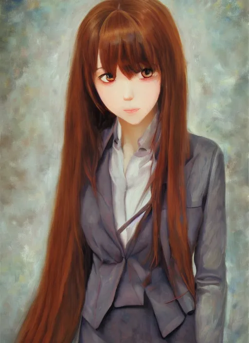 Image similar to malise kurisu, ilya, oil painting, cute, hdr, 4 k