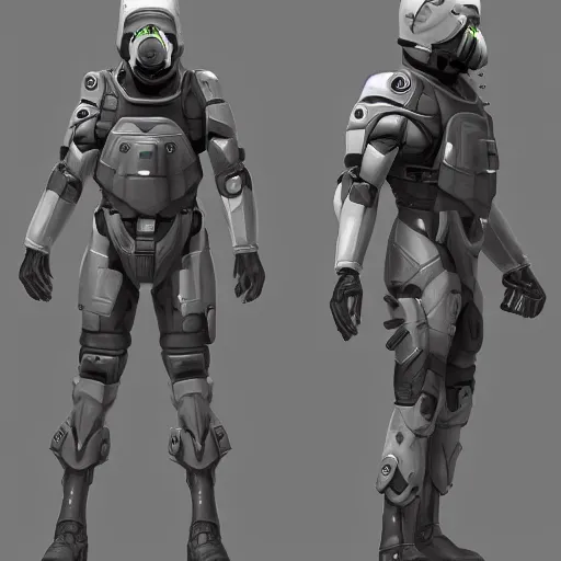 Image similar to full body view, futuristic dystopian regime soldier, plasma gun, artstation