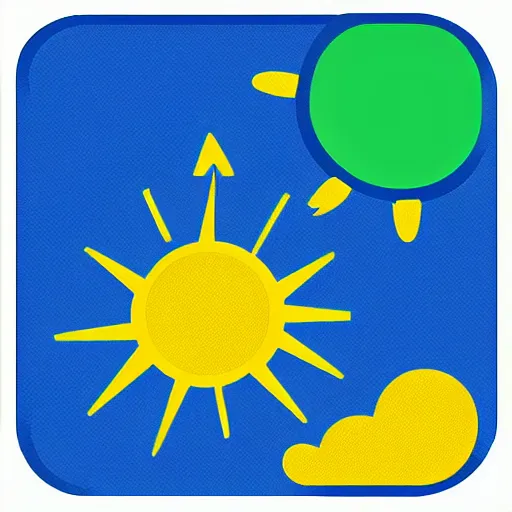 Image similar to icon for weather app, icon, sun, favicon