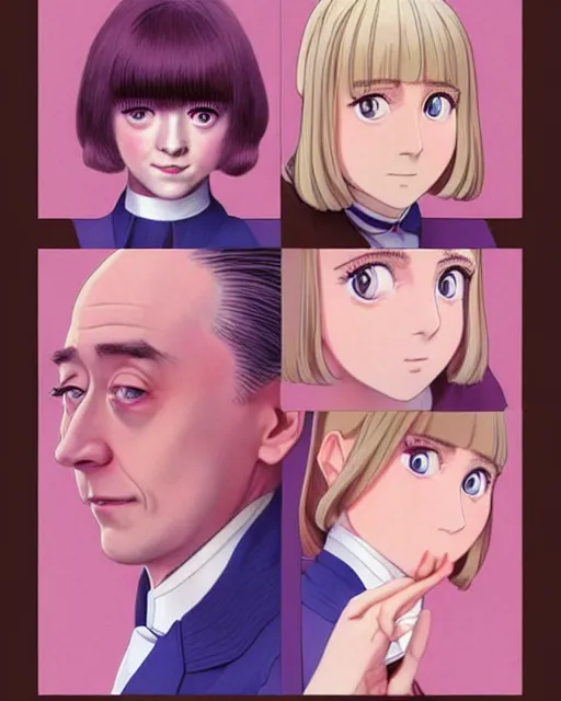 Image similar to portrait Anime as saoirse ronan grand budapest hotel girl cute-fine-face, brown-blond-hair pretty face, realistic shaded Perfect face, fine details. Anime. grand budapest hotel realistic shaded lighting by Ilya Kuvshinov katsuhiro otomo ghost-in-the-shell, magali villeneuve, artgerm, rutkowski, WLOP Jeremy Lipkin and Giuseppe Dangelico Pino and Michael Garmash and Rob Rey