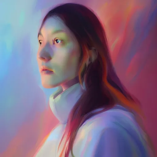 Prompt: surreal wizard portrait by yanjun cheng, artstation, 4 k, wide angle