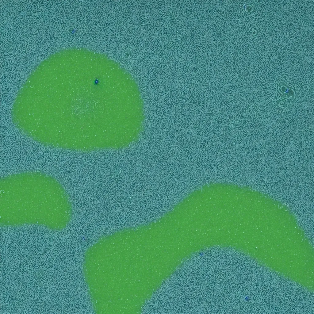 Prompt: phytoplankton seen through a microscope, 4 k