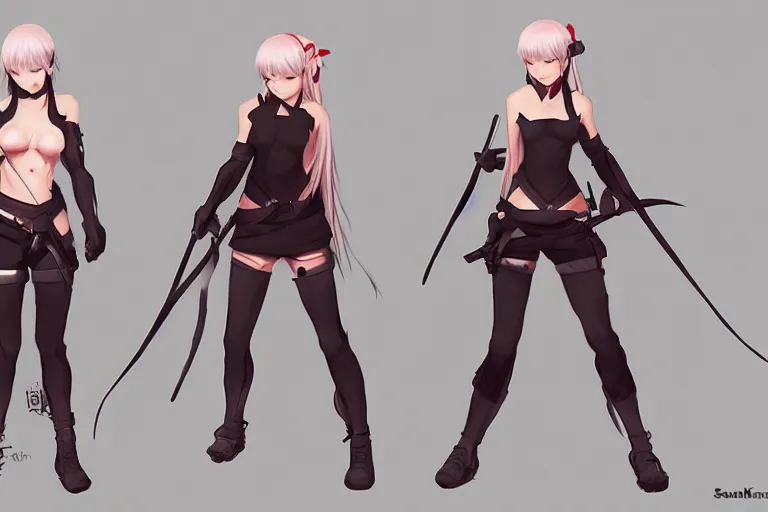 ArtStation - Design Character anime girl