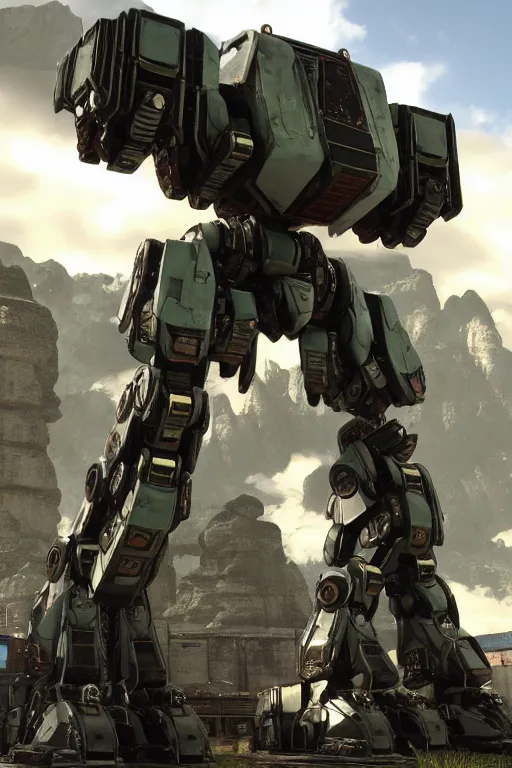 Prompt: cinematic still in mechwarrior _ 2, intricate ornate humanoid mecha warrior,