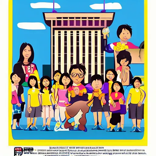 Image similar to 2 0 0 0 s singaporean public education poster