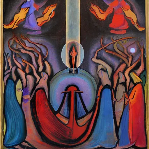 Image similar to Gnosticism, contemporary painting