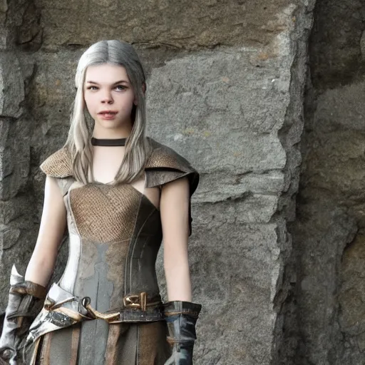 Image similar to Anya Taylor-joy as character in Skyrim