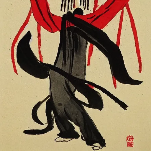 Image similar to devil never cry by qi baishi