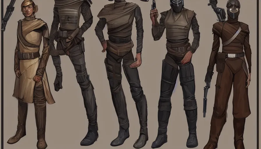 Image similar to character concept arts and ideas of jacen solo from star wars legends