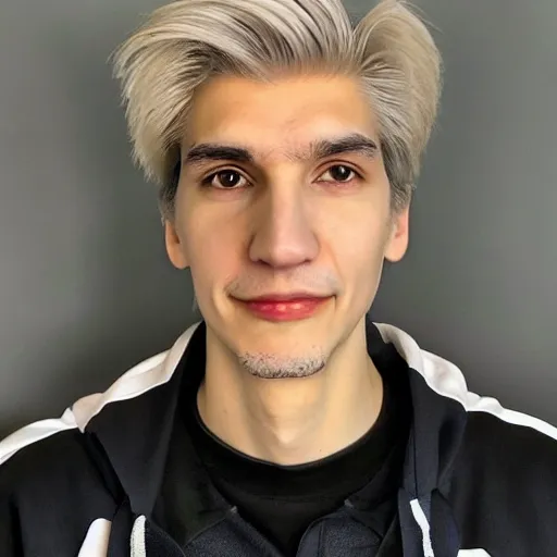 Image similar to xqc on twitch announcing his retirement, 4k, high detail, high-resolution photograph, professional photography, ultra-detail