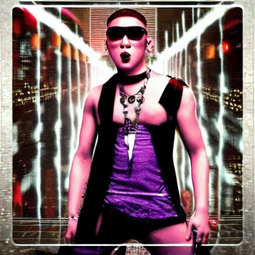 Image similar to cyberpunk gay gangnam style, full hd